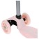 Graffiti Baby Scooter, Light wheels PU 120/70 mm, ABEC 7, pink color