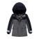 Ski costume for a boy, gray color, height 98 cm
