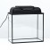 Aquarium "rectangular" with a lid, 25 liters, 38 x 21 x 33.7 cm, black
