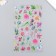 Stick plastic volumetric "flowers" mix 14.5x26 cm