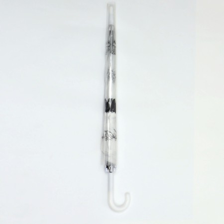 Umbrella - semi -automatic cane, Funny Kitten, 8 spokes, r = 47 cm, color mix-4