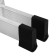 Tundra staircase, two -section, articulated, aluminum, 6 steps