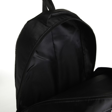 Youth backpack with lightning, 4 pockets, black/red color-5