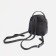 Women's backpack-mini on lightning, external pocket, Medvedkovo, gray/pink color