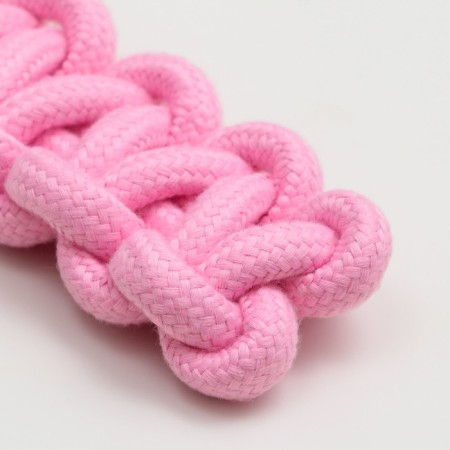 Cable toy "Lapte", up to 32 cm, 90 g, pink-2
