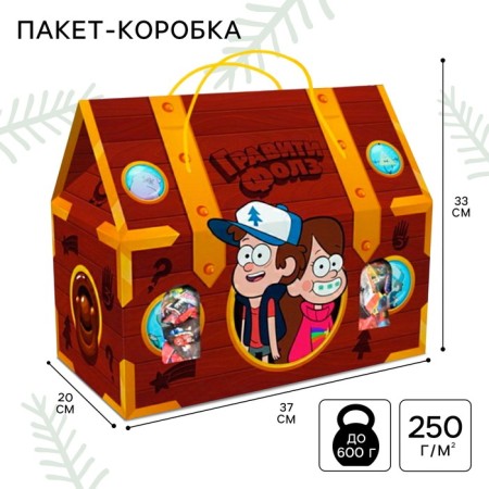 Package-Korobok, chest, 37x 33 x 20 cm, gravity farz