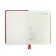 Dated diary 2024, A5, 168 sheets in the ruler, the leatherette "Nebraska", gold cut, red