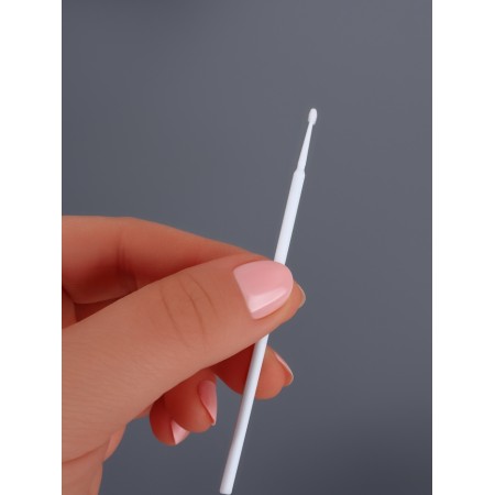 Micro -shoes for increasing and laminating eyelashes, set - 10 pcs, 9.5 cm, white color-5