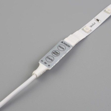 Unieel Continodic tape with a remote control, 3 m, IP20, SMD5050, 30 LED/m, 5 V, RGB-6