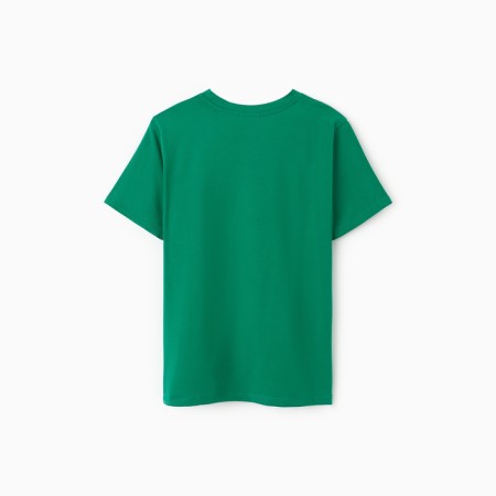 T-shirt female, dark green color, size 46 (l)-3