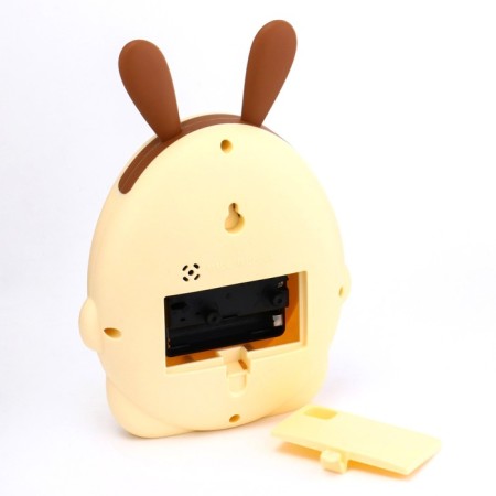 Clock - Alarm clock "Bunny", with a suspension, 1AA, 18 x 12.5 cm, d -8 cm, aa-2