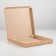 Pizza box, brown, 31 x 31 x 3.5 cm