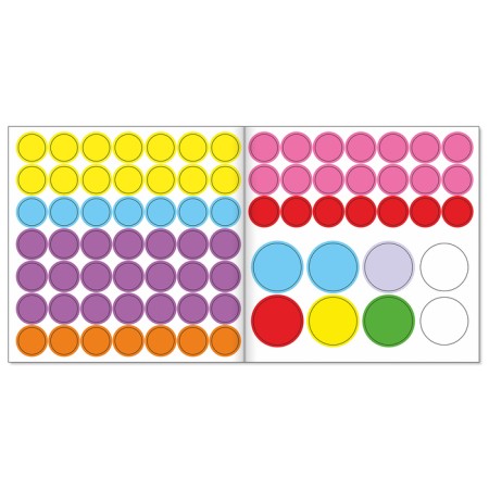 Stickers "Funny circles. Wild animals ”, 12 p.-2