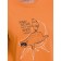 Female T -shirt, size 48, orange color