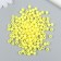 Plastic beads "Light yellow" glossy set 25 grams d = 0.6 cm