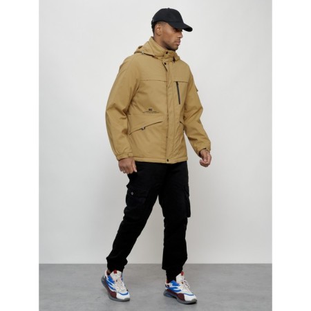 Sports male jacket, size 50, beige color-2