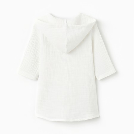 Shirt (poncho) Children's minku color white, height 104 cm-8