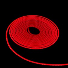 Flexible Neon Luazon Lighting 6 × 12 mm, IP65, 10 m, SMD2835, 120 LED/m, 12 V, glow red.