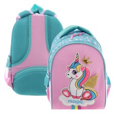 School backpack 38.5 x 26 x 17 cm, ergonomic back, Hatber Primary School 