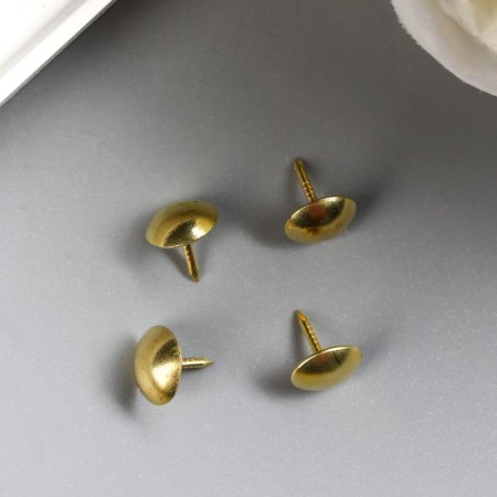 Set of decorative cloves "Gloss" set of 100 pcs gold 0.9x0.9 cm-1
