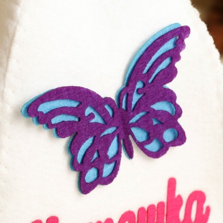 Bath cap with applique "Natasha-Milashka"-2