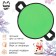 Ice -cat -cat, d = 60 cm, thickness 2 cm, orange color