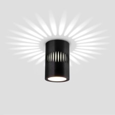 Ceiling accent light (SPOT) ELEKTROSTANDARD, DLS025 & DLS026 LED 7 W, 60x60x100 mm, IP20, black color black