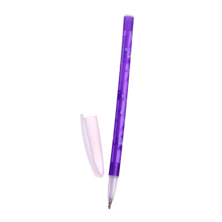 Blue blue handle, case with a pattern, 0.5 mm, mix (price for 1 piece)-1