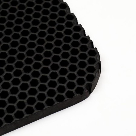 Animal rug EVA, cellular, 27 x 34 cm, black-1