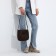 Cross-Bodi Bag on a zipper, brown color
