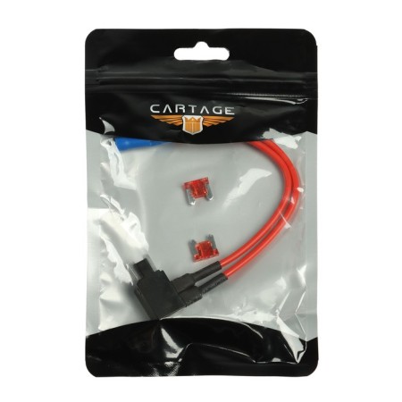 Double extension cord, micro, 10a, wire 15 cm-2