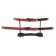 Suv. Product Katana 2V1 on a stand, scabbard fabric, dragons gold on red 47/70cm