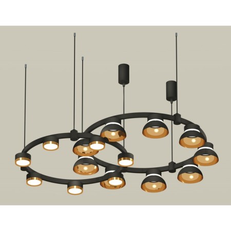 Ambrella Light Acrylic lamp, XR92091110, GX53 LED 12 watts, black sand, yellow gold, transparent