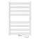 Electric towel Indigo Oktava Slim, 800x400 mm, timer, hidden installation, white