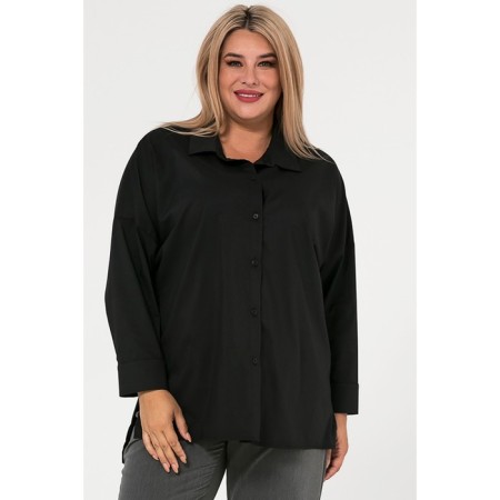 Female shirt, size 64, black color-6