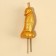 Candle in the cake 18+, gold, 2 x 4.5 cm