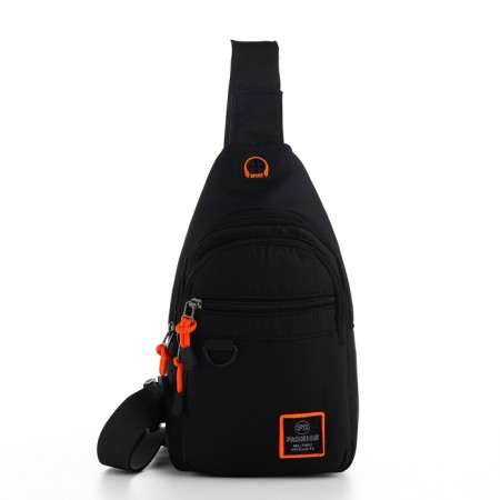 Backpack-sling, 17*8*30 cm, lightning department, 3 n/k, black-2