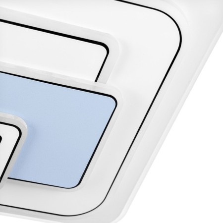 Luer with DPD "Squares" LED 160W Black-white-blue 49x49x10 cm-7