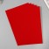 Set of hard felt (5 sheets) 1 mm 20x30 cm, red