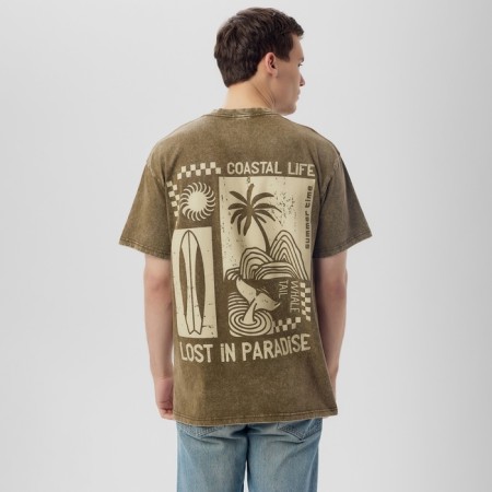 Men's T -shirt MIST PARADISE, col. Green, rr l