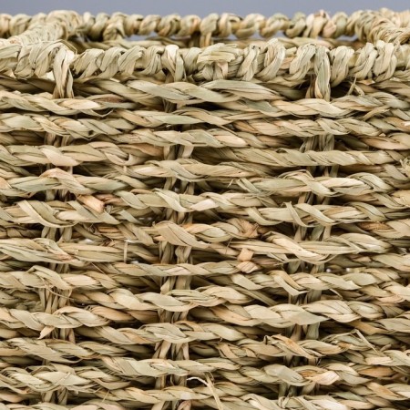 Rectangular wicker basket, 30x15x1 cm, algae-3