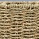 Rectangular wicker basket, 30x15x1 cm, algae