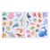Reusable developing stickers "at sea"