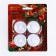 A set of LED candles “New Year's collection: with new happiness”, 4 pcs., Diam. 4.5, model AR-0003