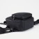 Women's backpack of artificial leather with lightning, 1 pocket, black color
