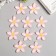 Decor for creativity Textile Embroidery "Pink Flower" 5.2x5.2 cm