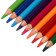Pencils of watercolor 12 colors "fish", trihedral, with a brush