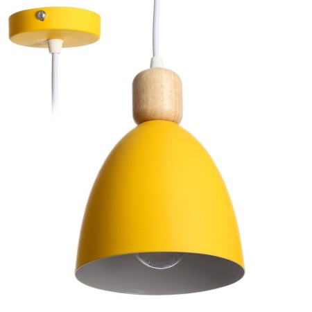 Lamp Bayerlux "cap" 1x40W E27 yellow 14x14x100 cm.