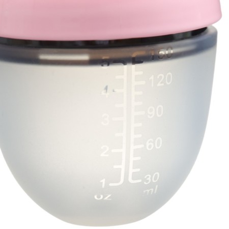 Bottle for feeding M&B, SHG Ø70mm, 150ml., Silicone sausage, pink color-7