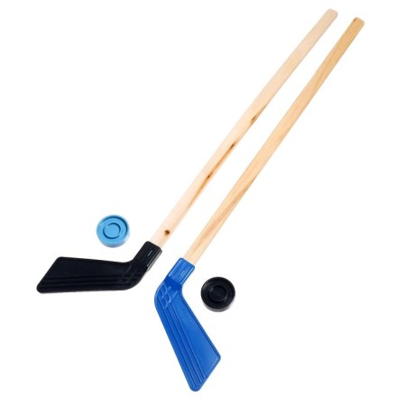 Set 2 hockey clubs 80 cm, 2 washers